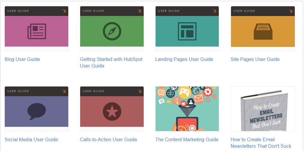 hubspot collection of free guides